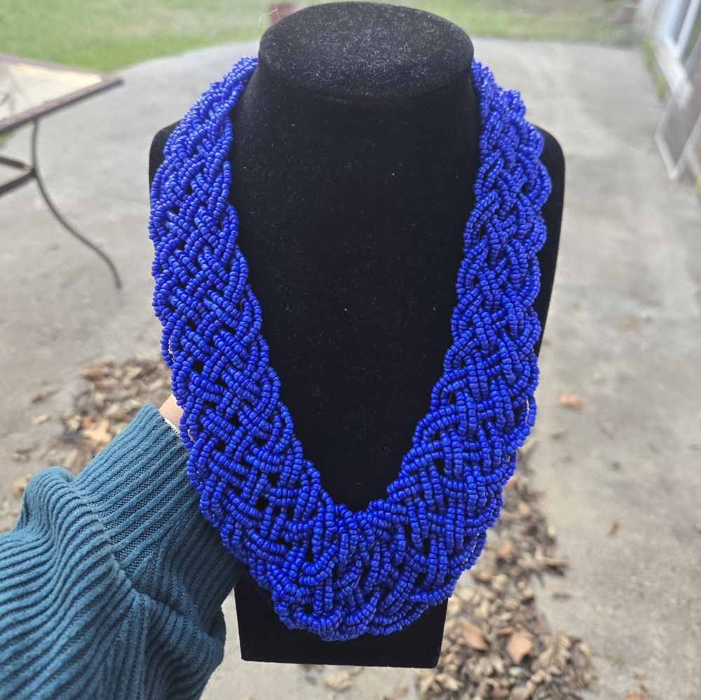 Mexican Style Beaded Necklace